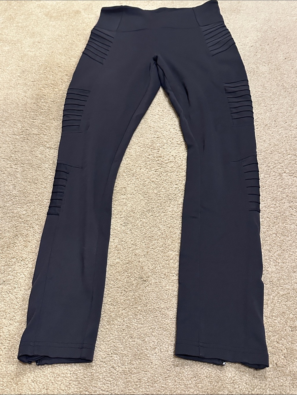 Athleta Delancey Moto Tight Leggings - Black